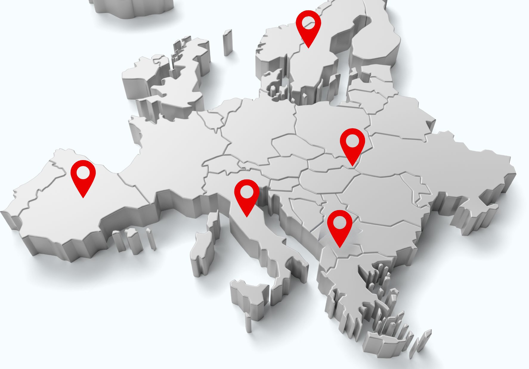 mapa europy karty podarunkowe